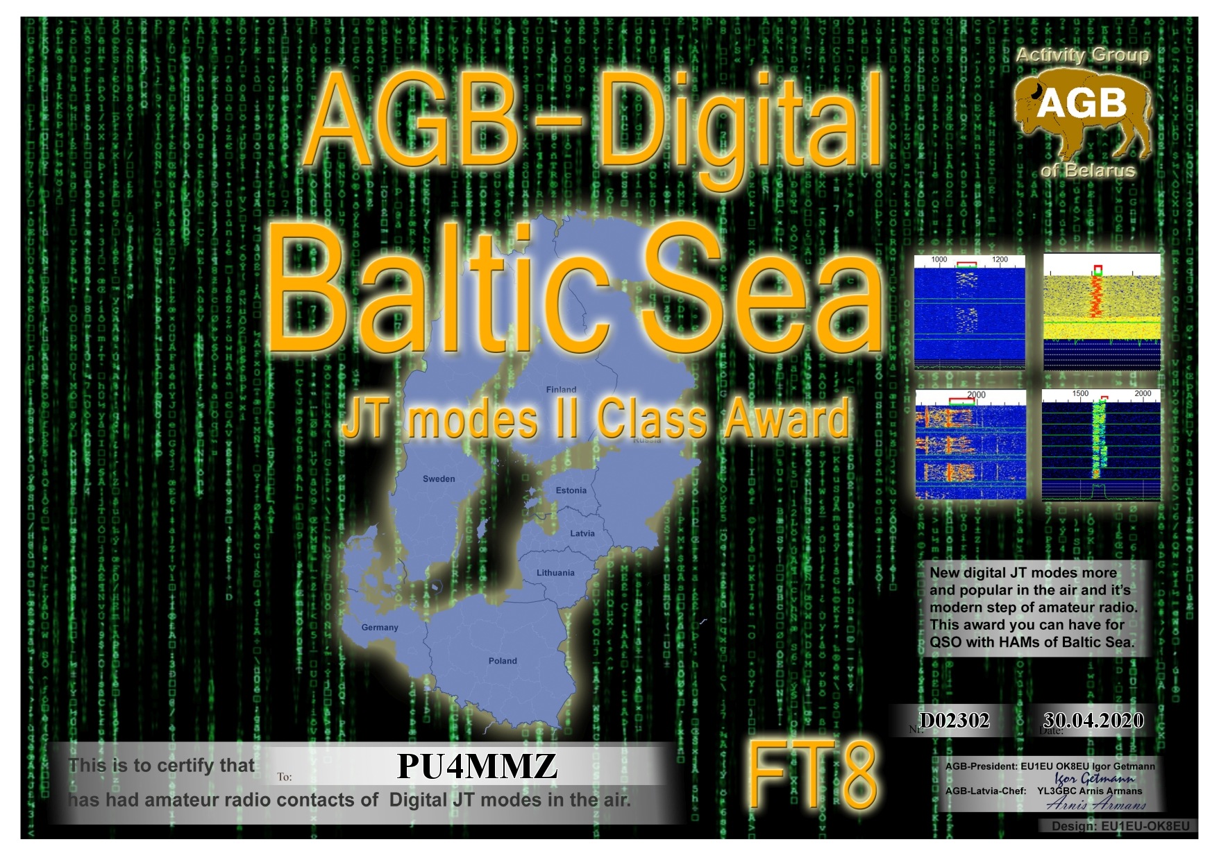 Pu4mmz Balticsea Ft8 Ii Agb