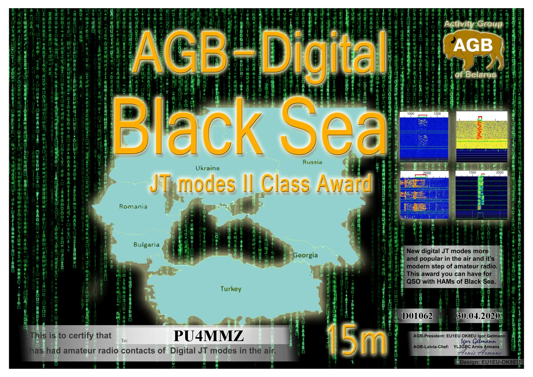 Pu4mmz Blacksea 15m Ii Agb