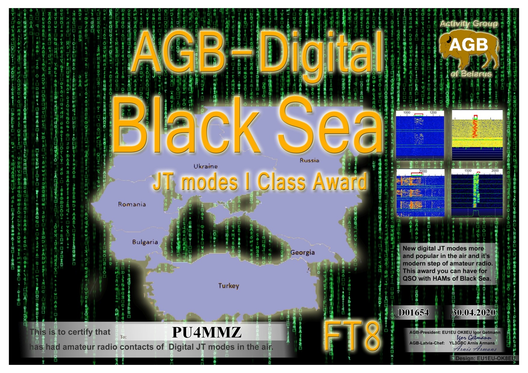 Pu4mmz Blacksea Ft8 I Agb