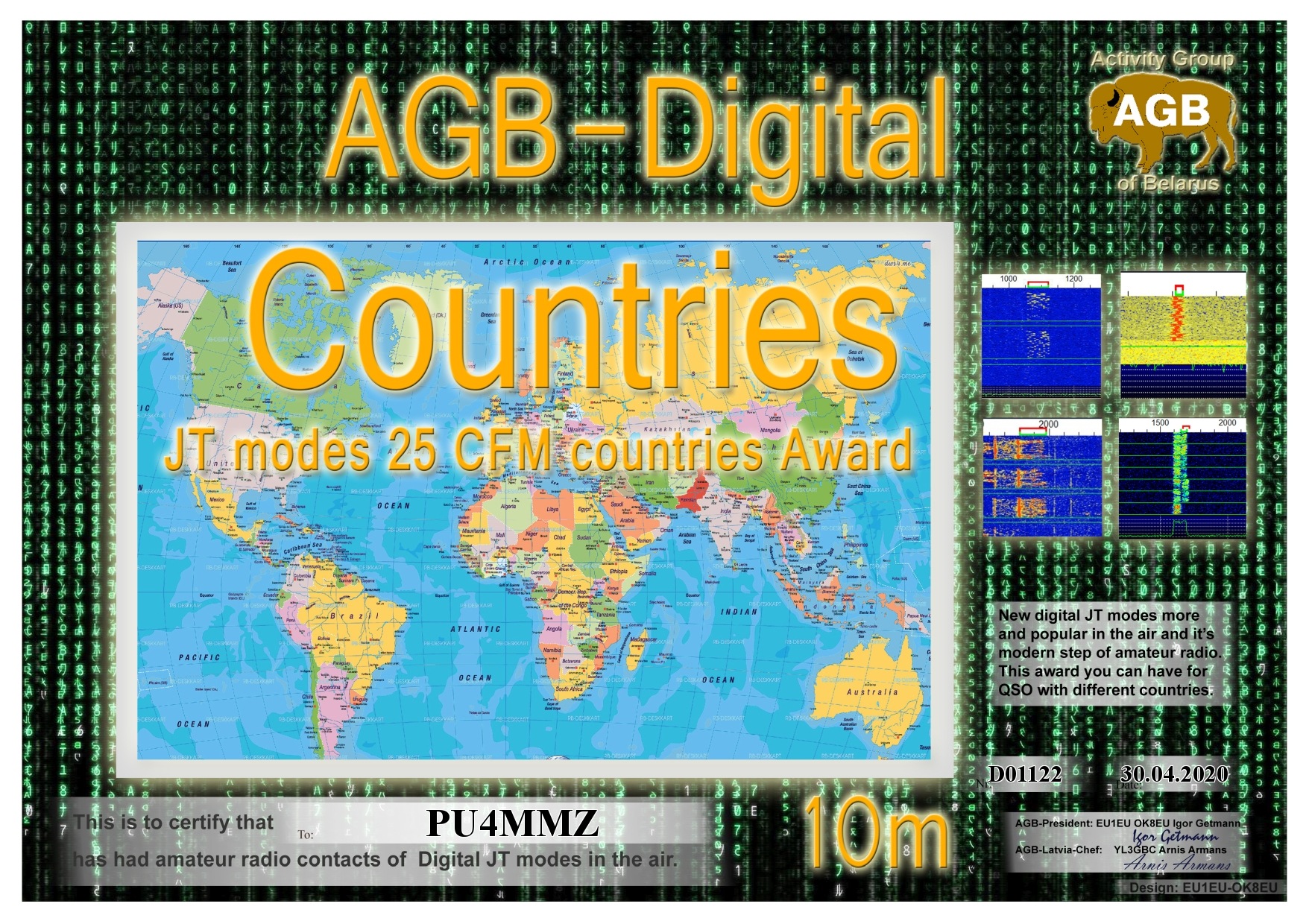 Pu4mmz Countries 10m 25 Agb