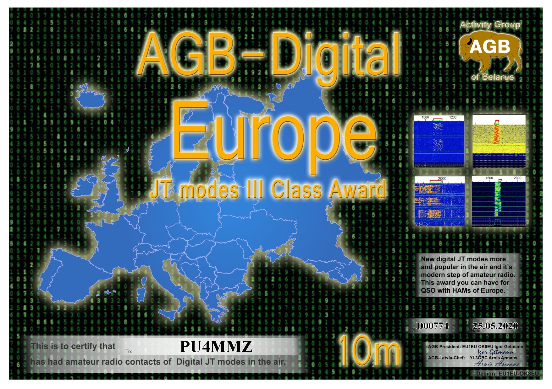 Pu4mmz Europe 10m Iii Agb