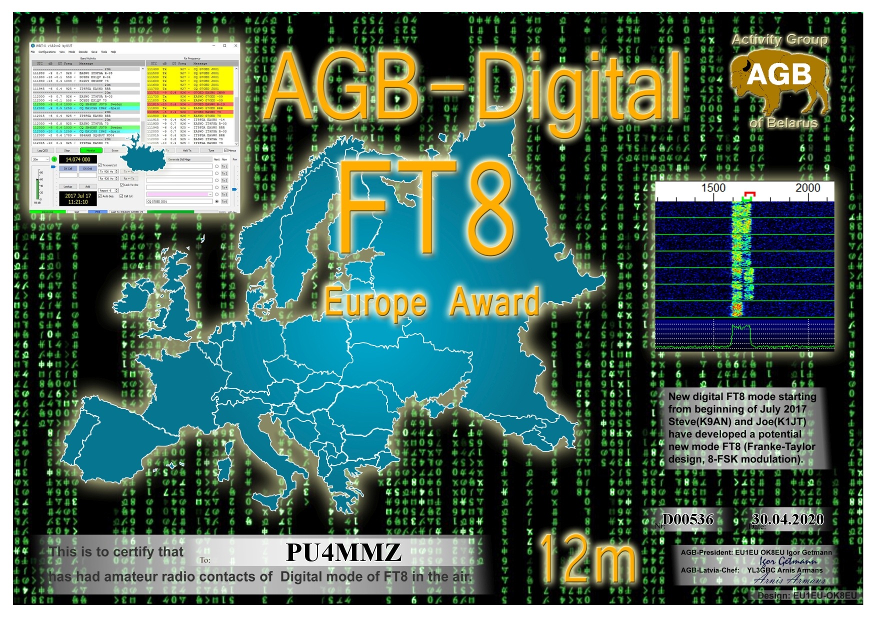 Pu4mmz Ft8 Europe 12m Agb