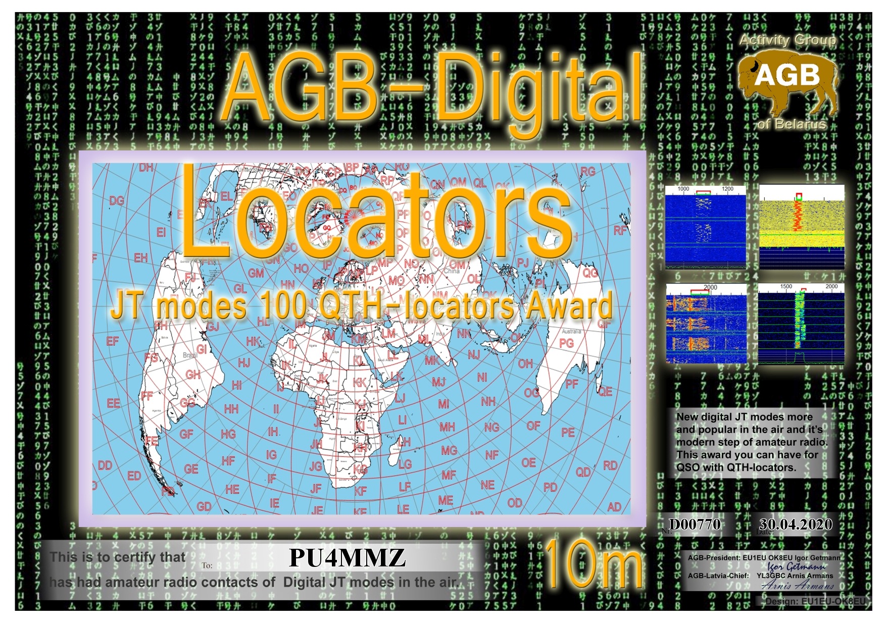 Pu4mmz Locators 10m 100 Agb