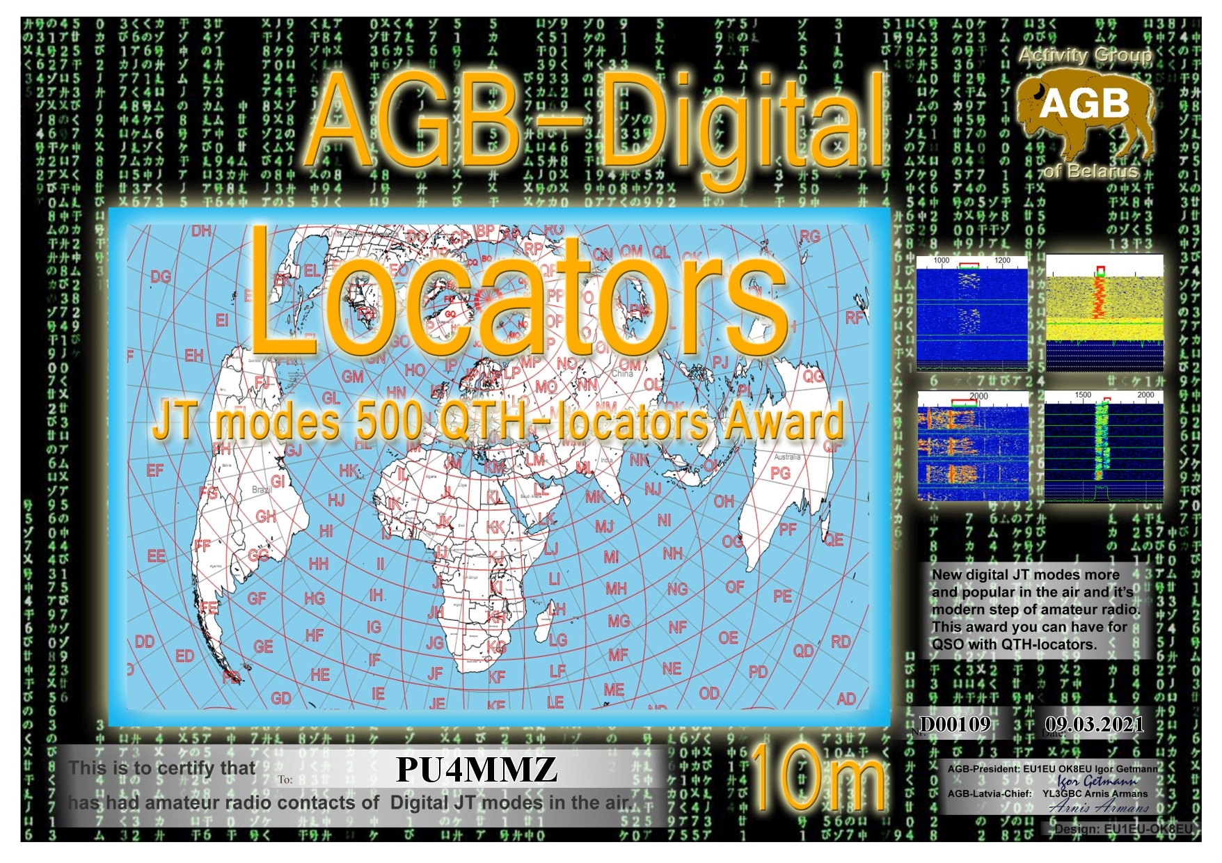 Pu4mmz Locators 10m 500 Agb