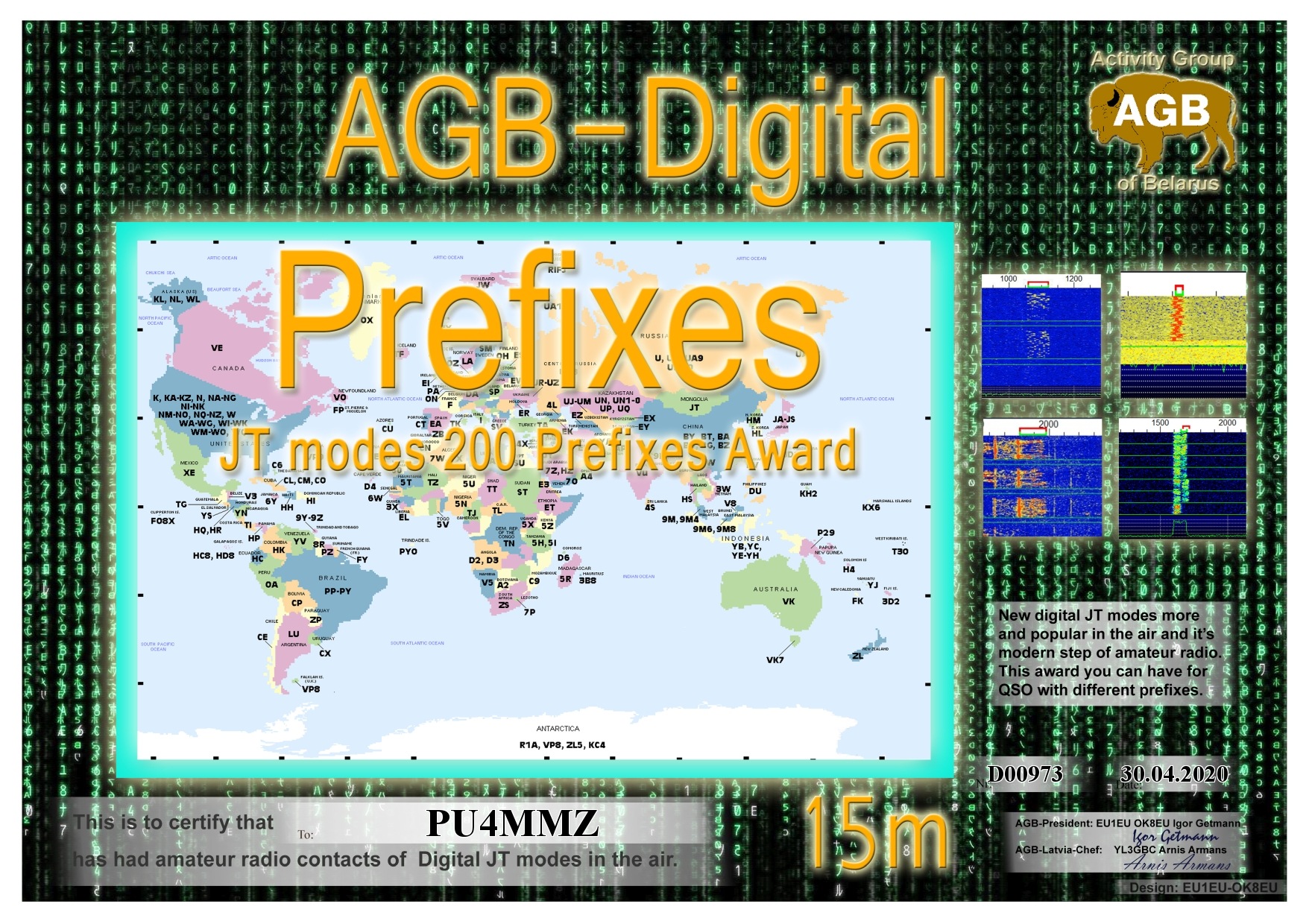 Pu4mmz Prefixes 15m 200 Agb