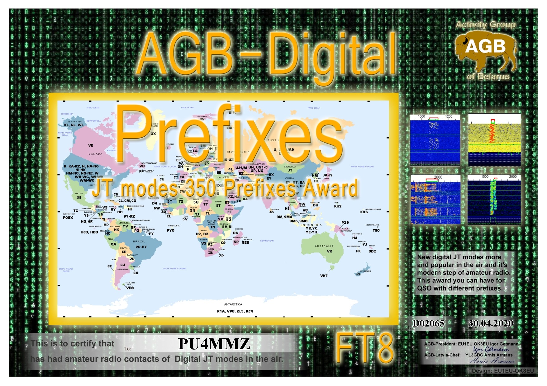 Pu4mmz Prefixes Ft8 350 Agb