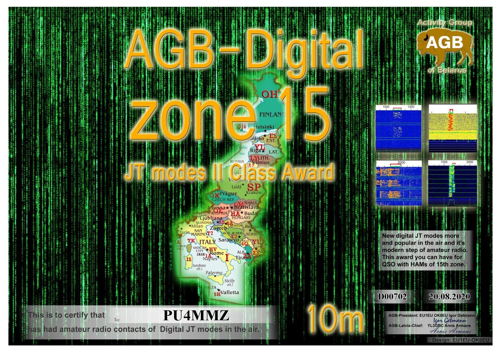 Pu4mmz Zone15 10m Ii Agb