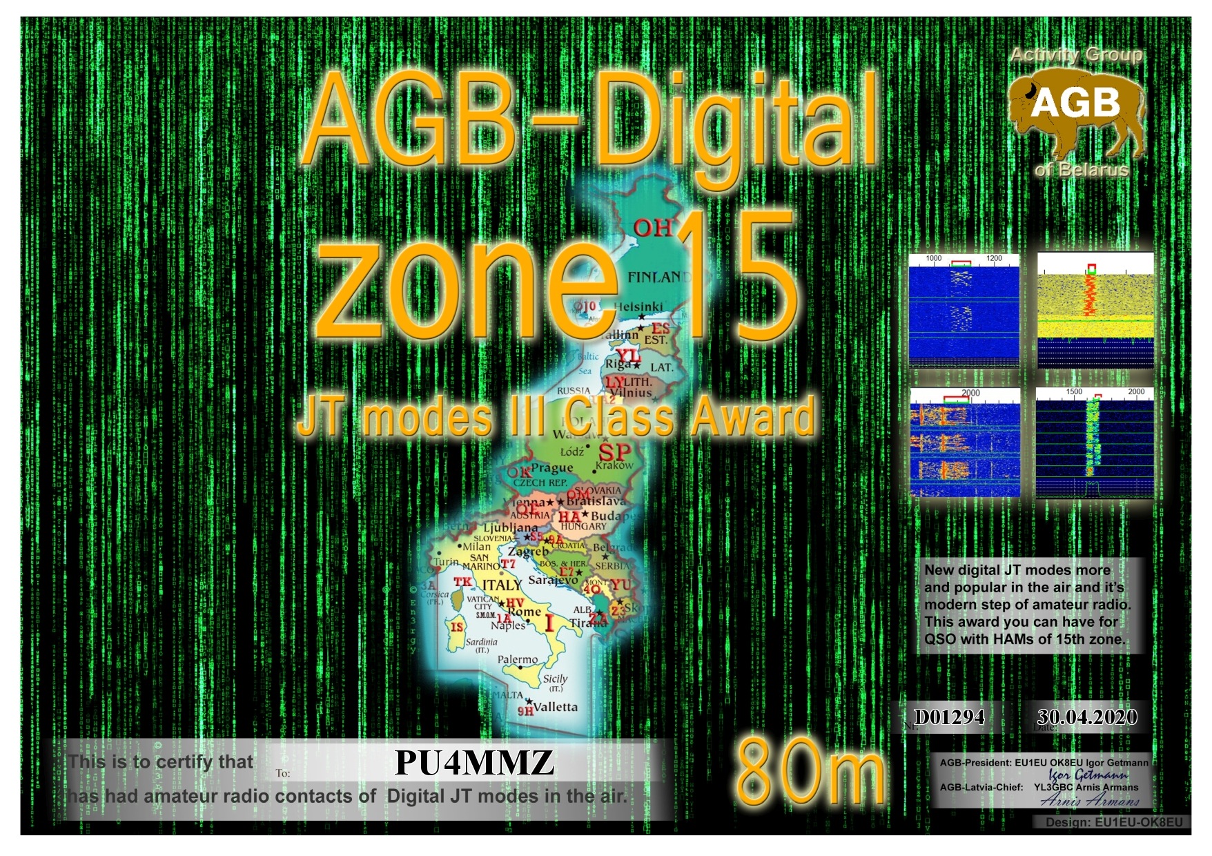 Pu4mmz Zone15 80m Iii Agb