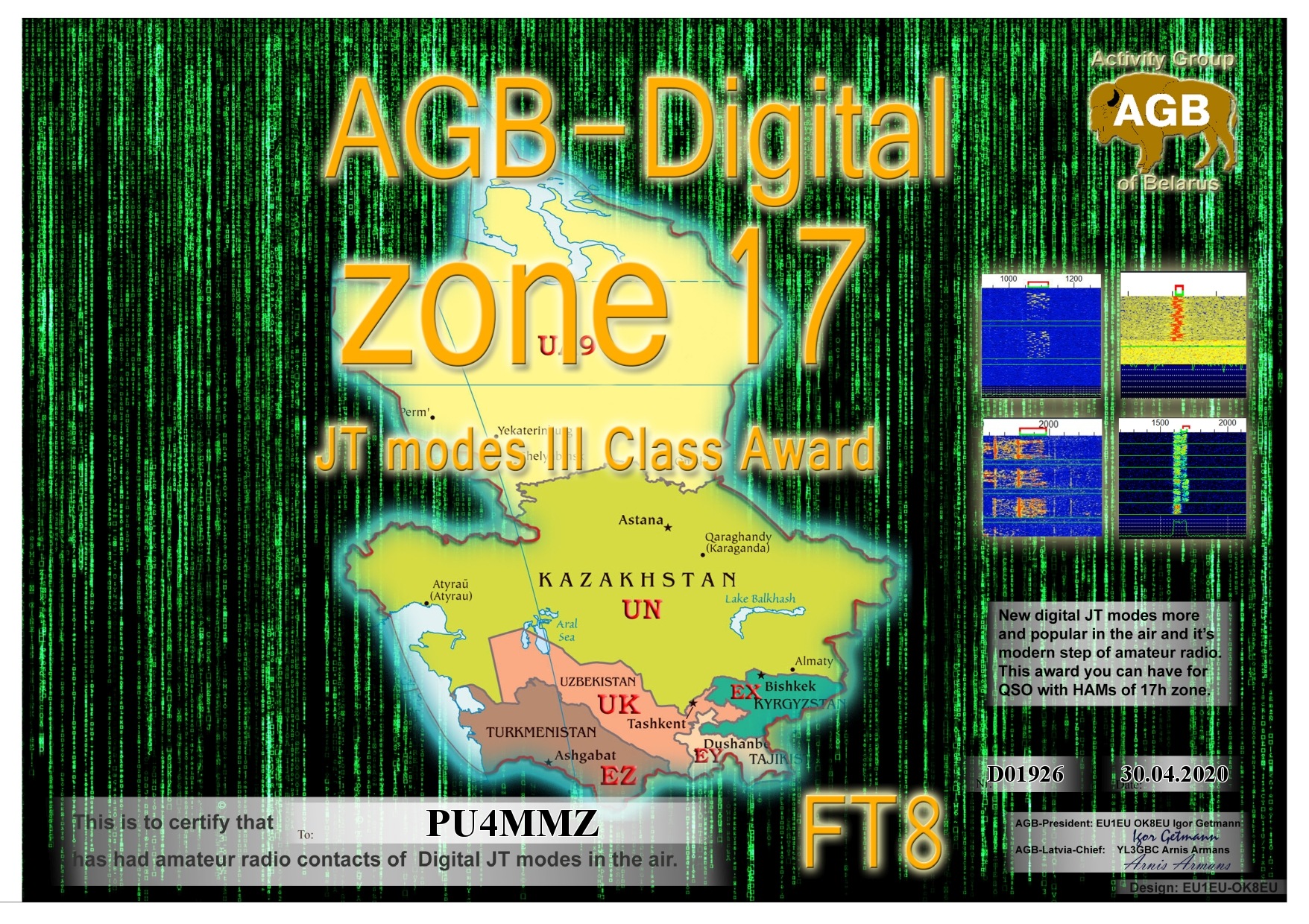 Pu4mmz Zone17 Ft8 Iii Agb