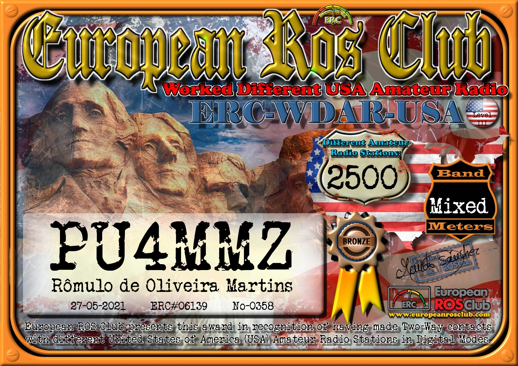 Pu4mmz wdus 2500 erc