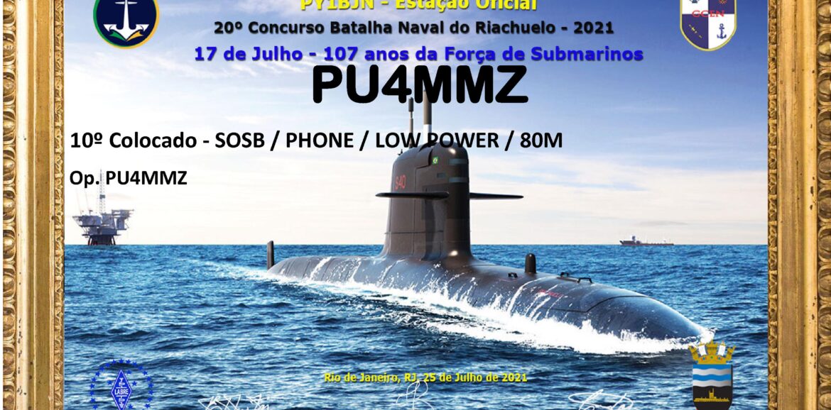 005 Cert. 10º Colocado 80m Cbnr 2021 Pu4mmz