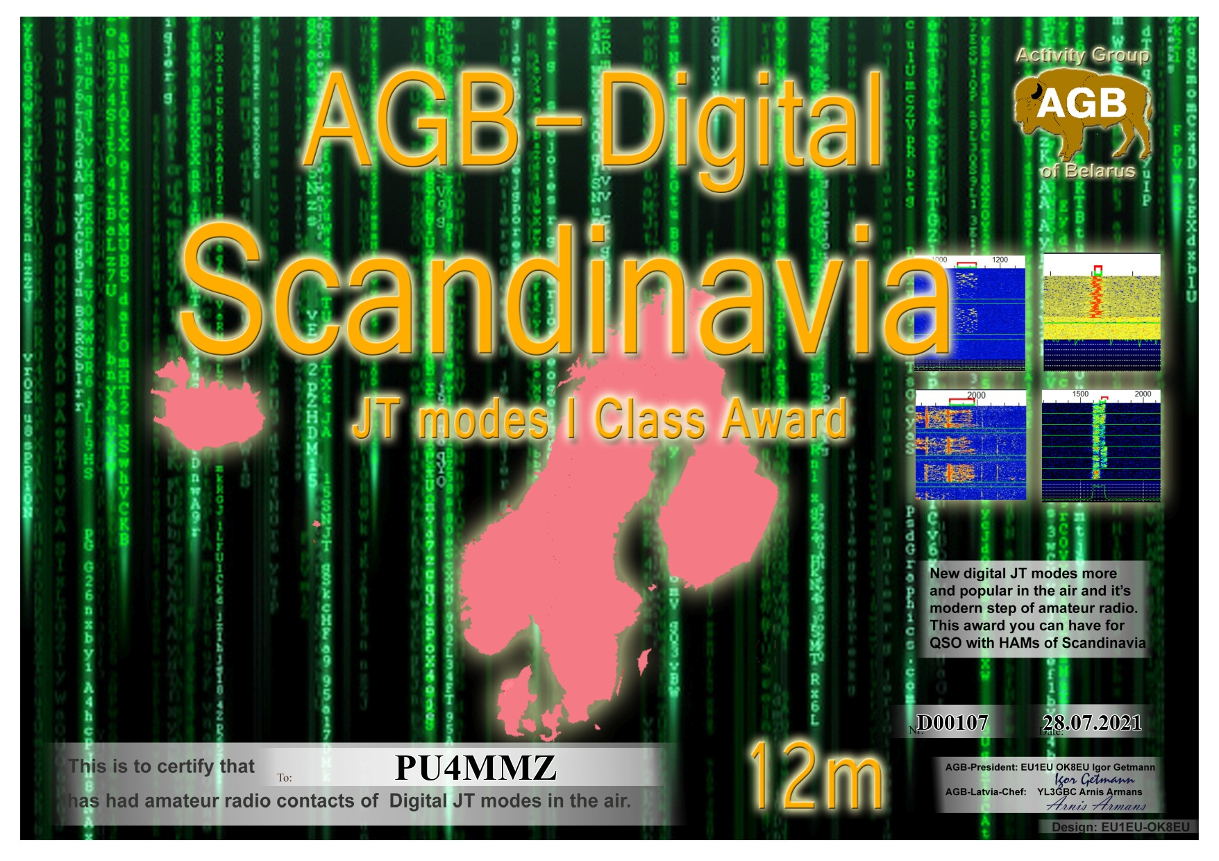 Pu4mmz scandinavia 12m i agb