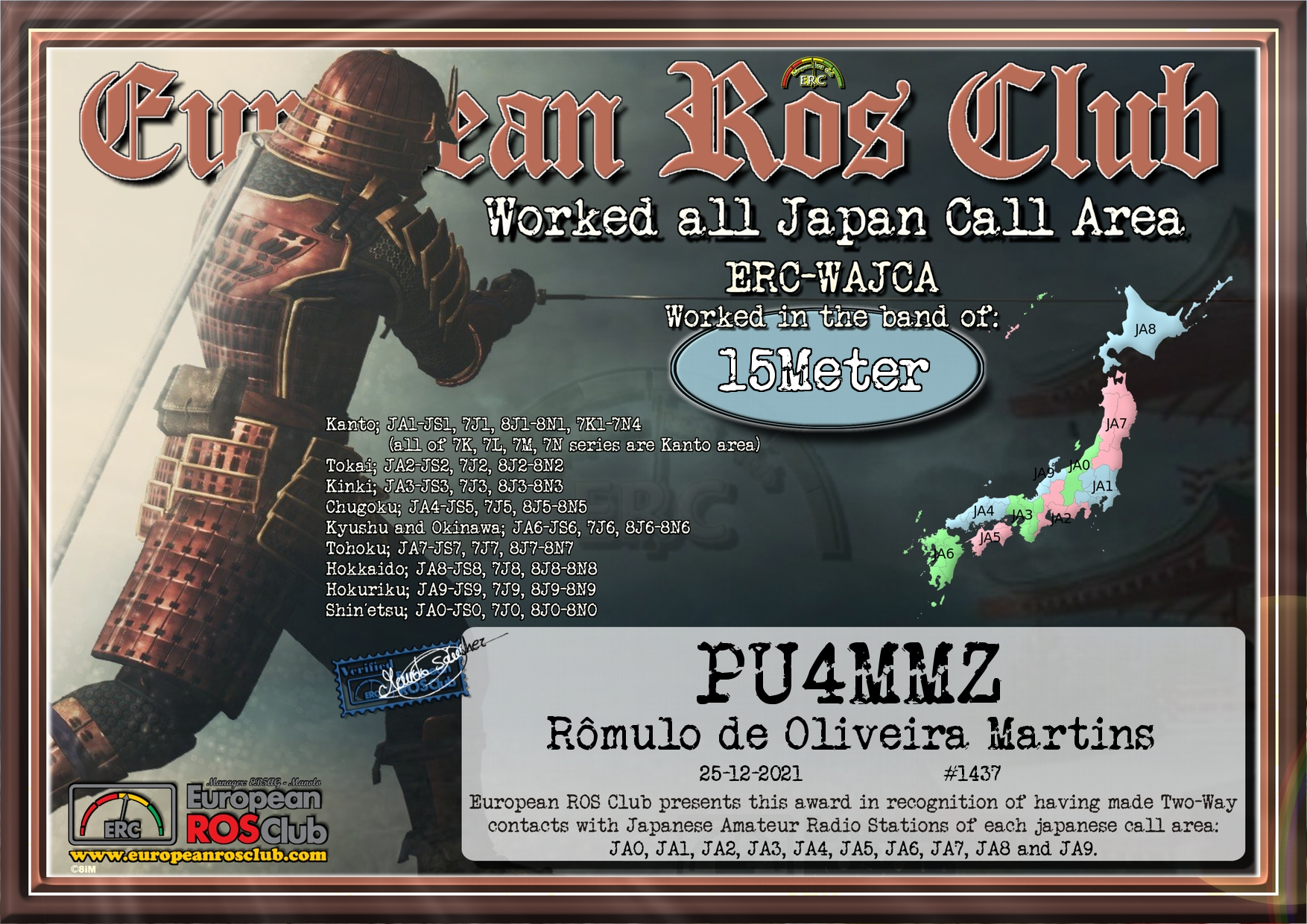 Pu4mmz wajca 15m erc