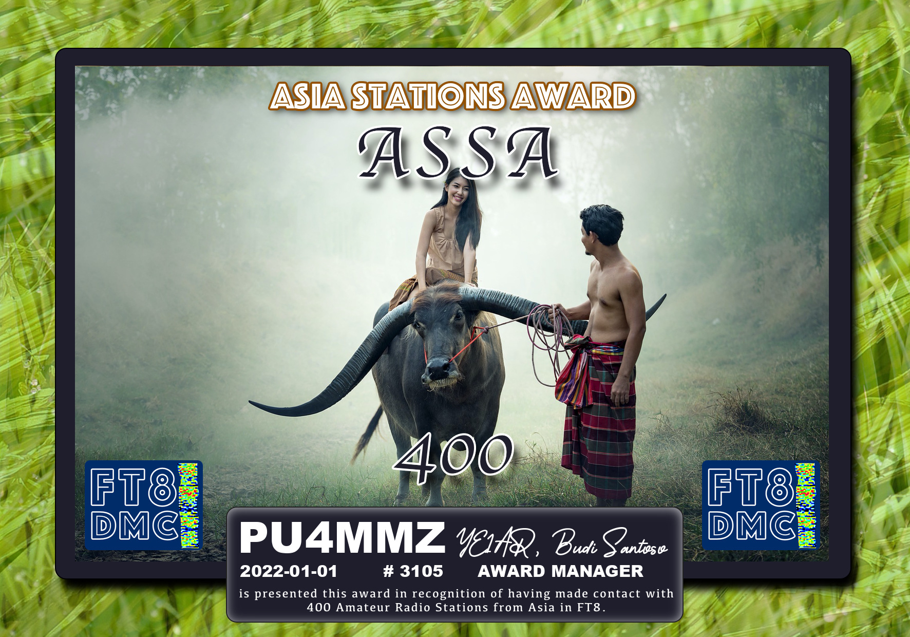 Pu4mmz assa 400 ft8dmc