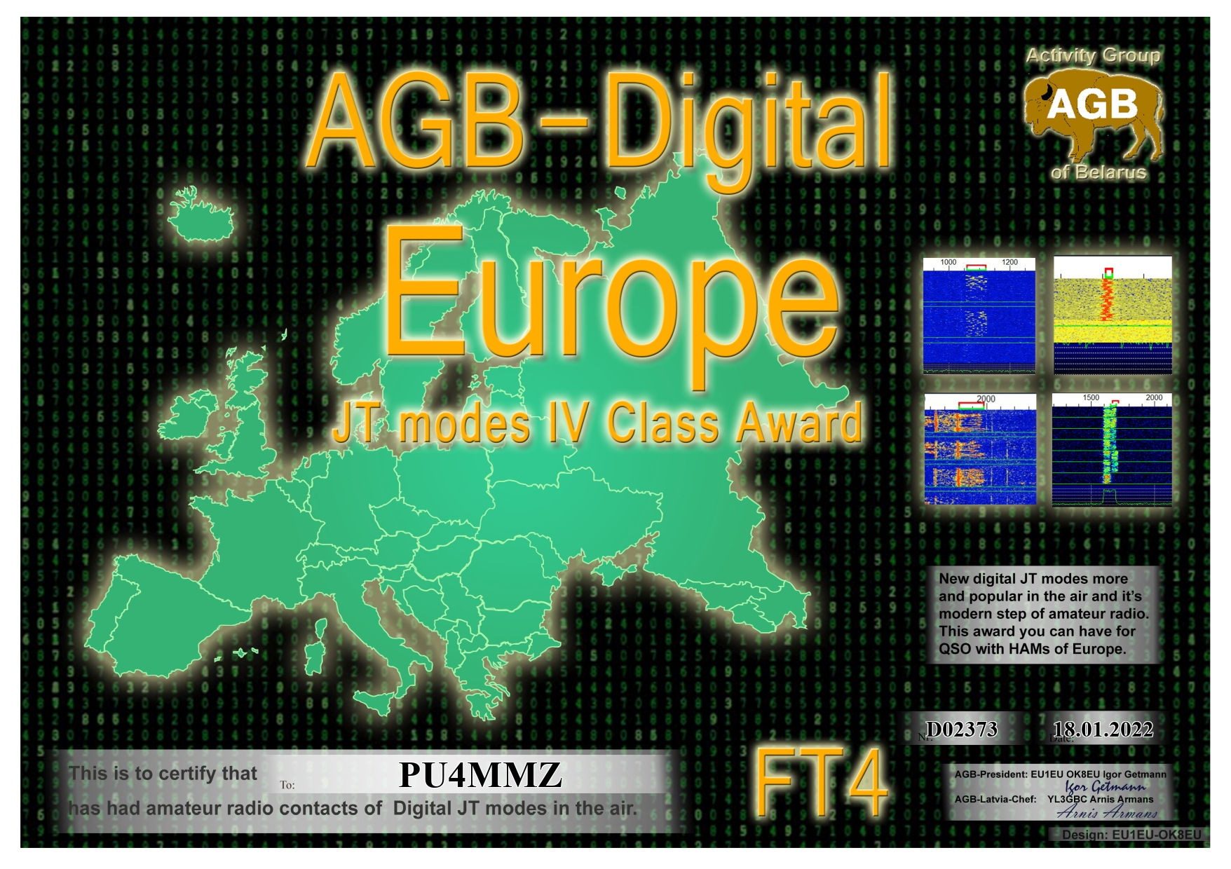 Pu4mmz europe ft4 iv agb