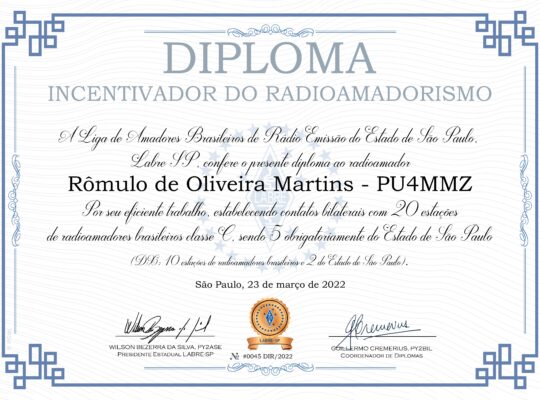 Certificado Dir (labre Sp) A Pu4mmz Conferido Em 23 03 2022