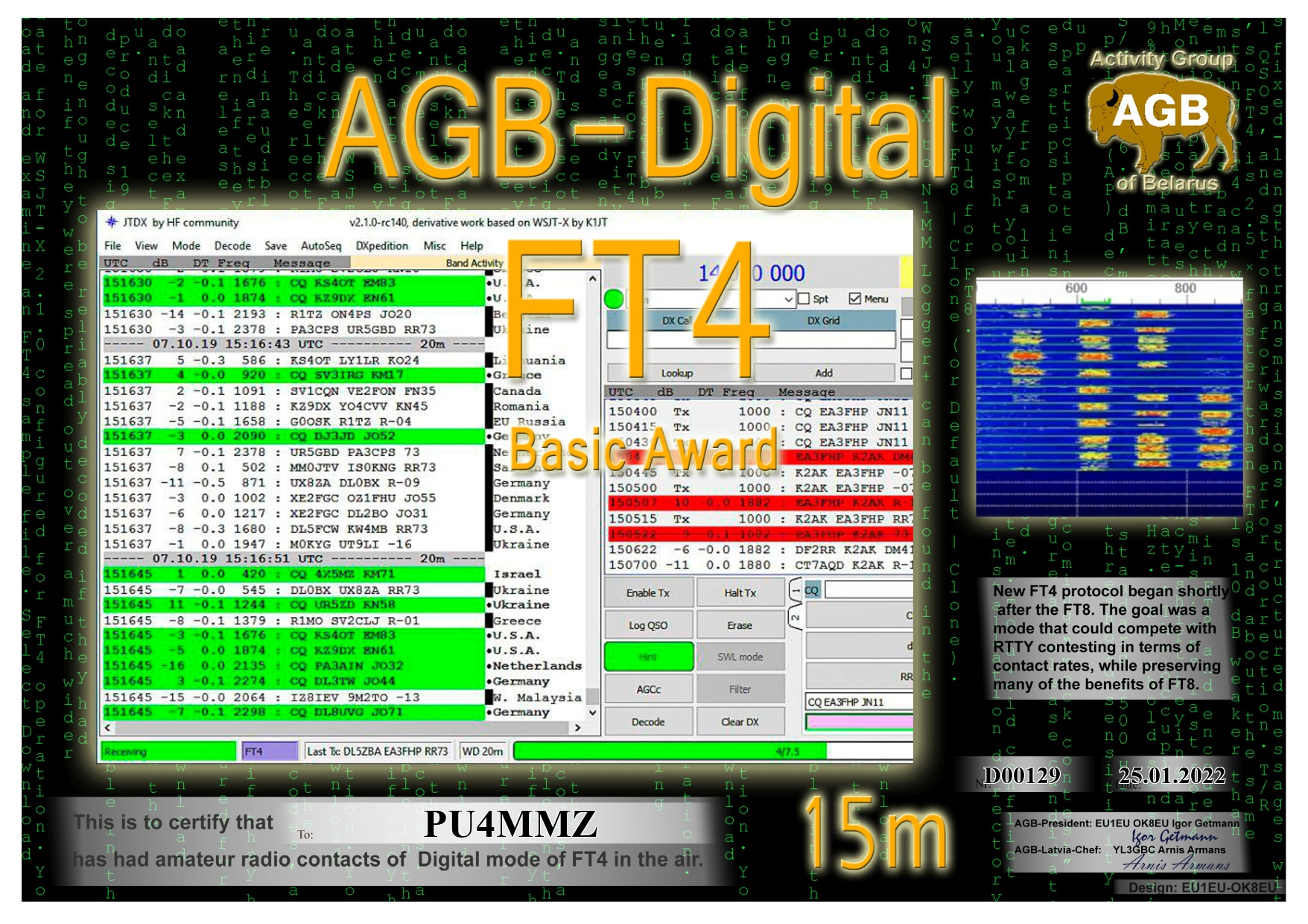 Pu4mmz ft4 basic 15m agb