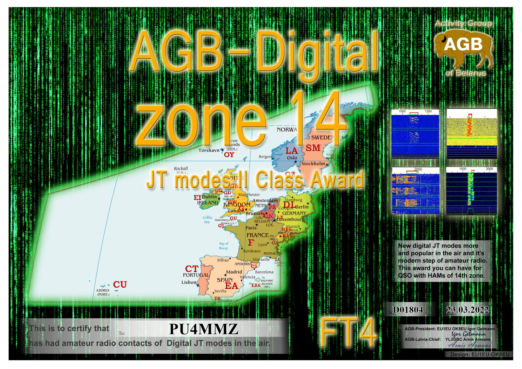 Pu4mmz zone14 ft4 ii agb