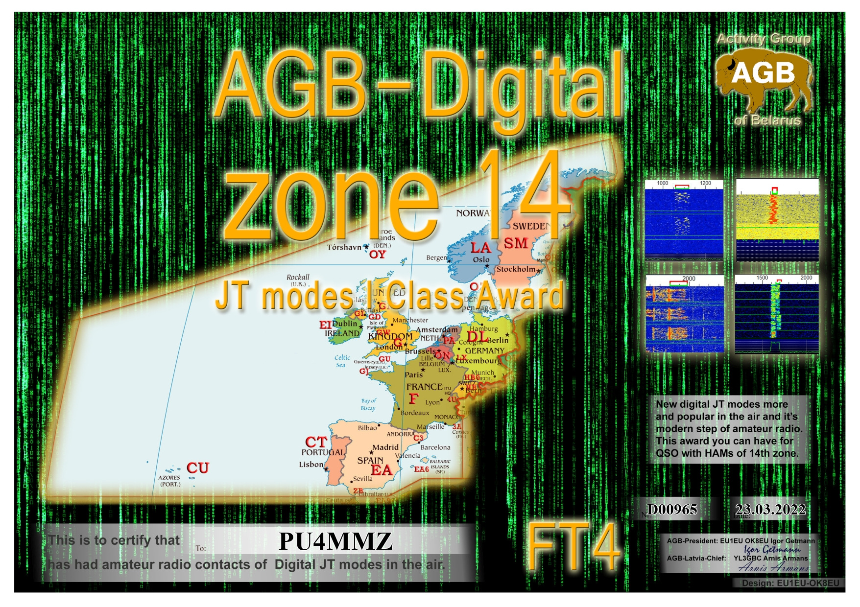 Pu4mmz zone14 ft4 i agb
