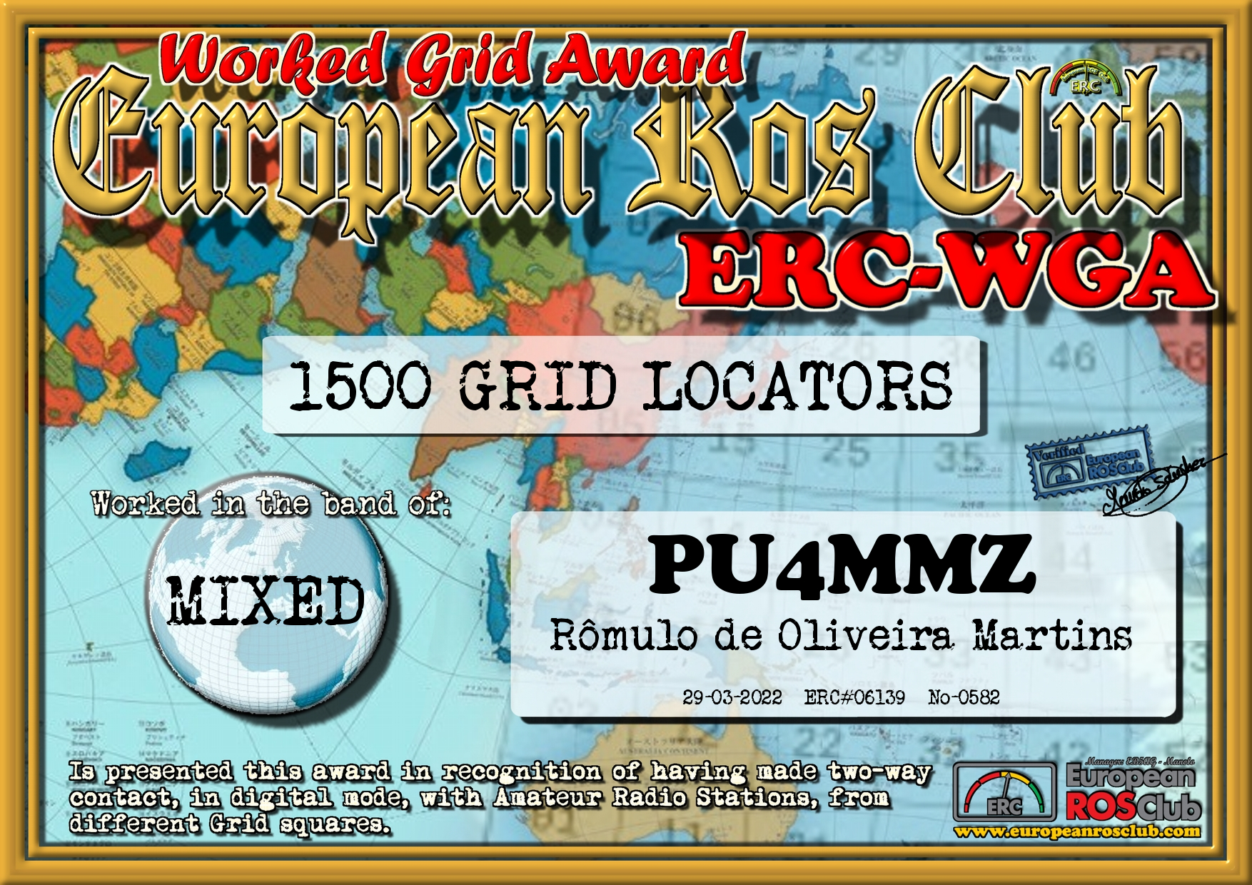 Pu4mmz wga 1500 erc