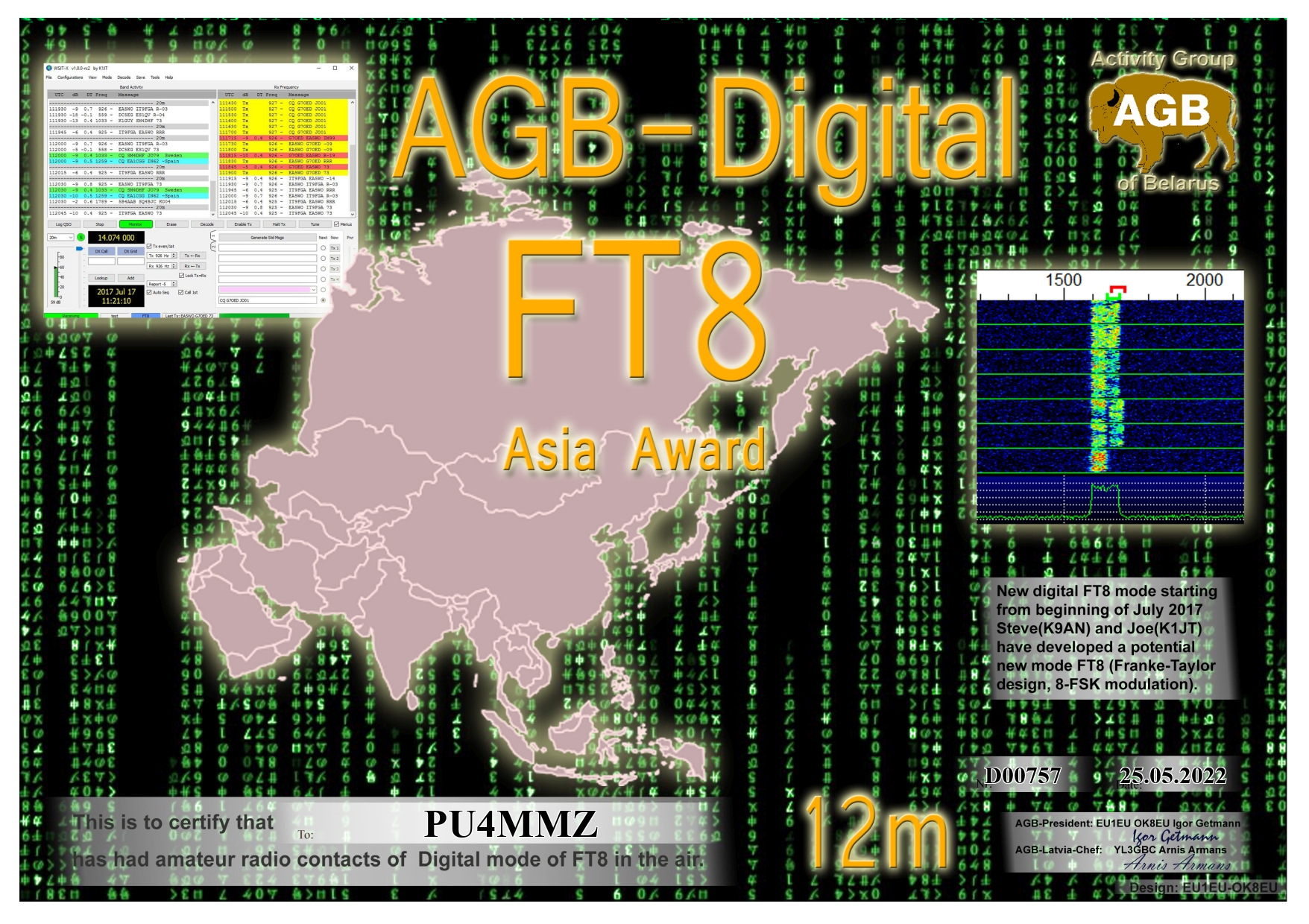 Pu4mmz ft8 asia 12m agb