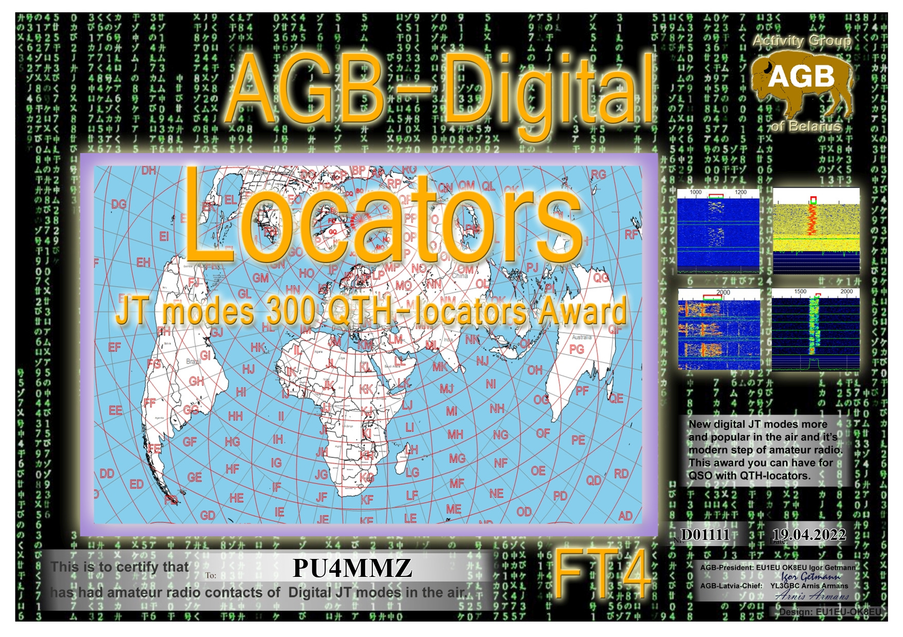 Pu4mmz locators ft4 300 agb