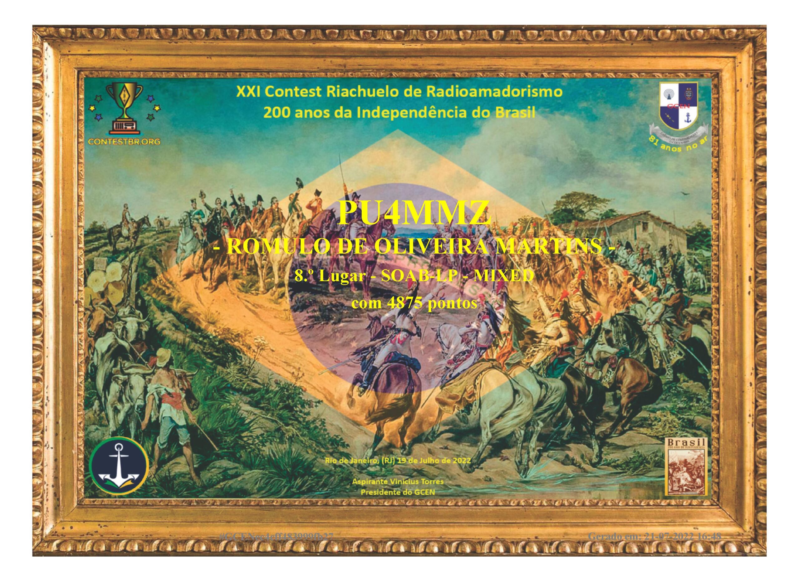 8 Lugar CBNR - 2022 _ ALLBAND MIXED__PU4MMZ - Marinha do Brasil