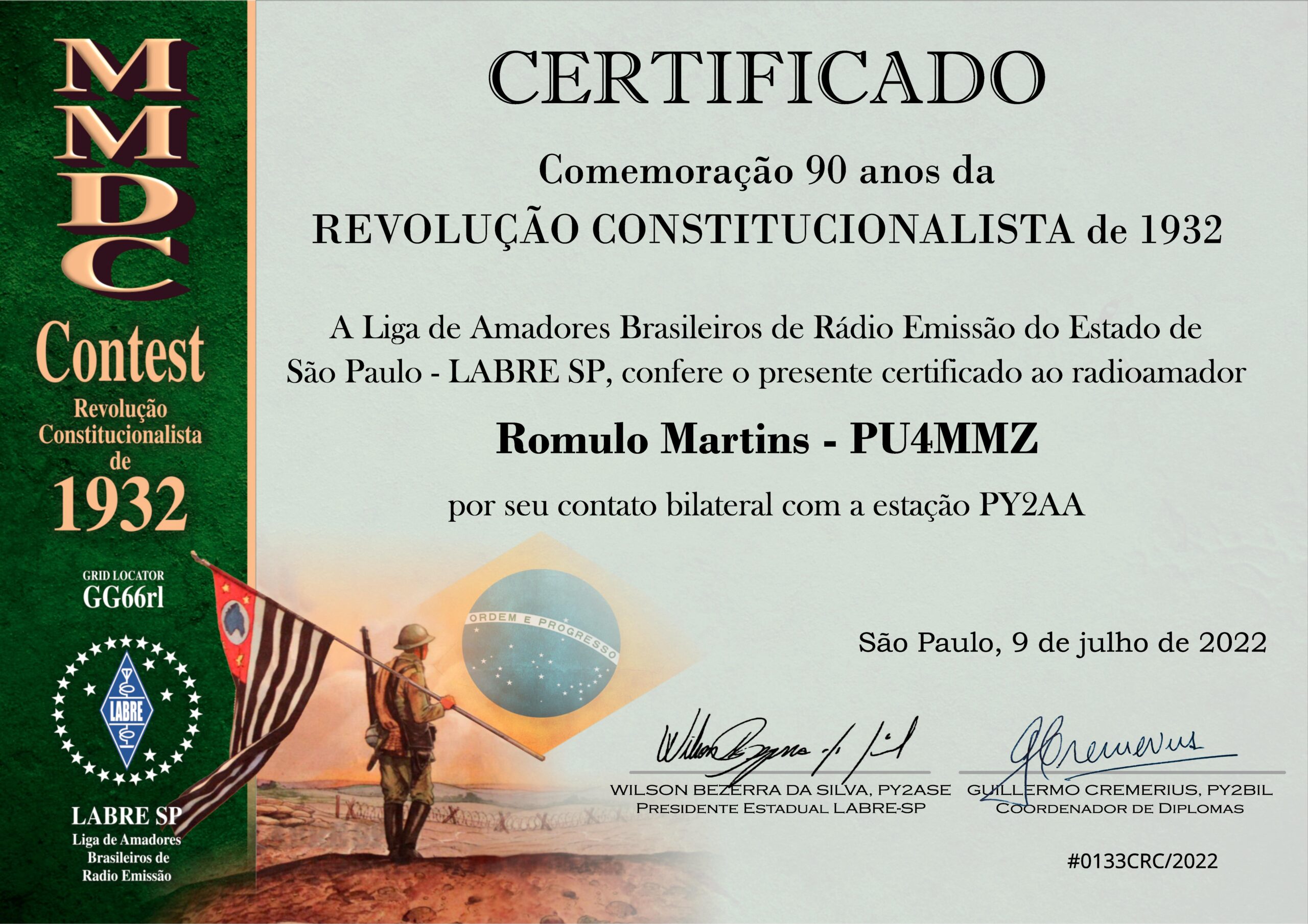 PU4MMZ - CRC LABRE SP 2022