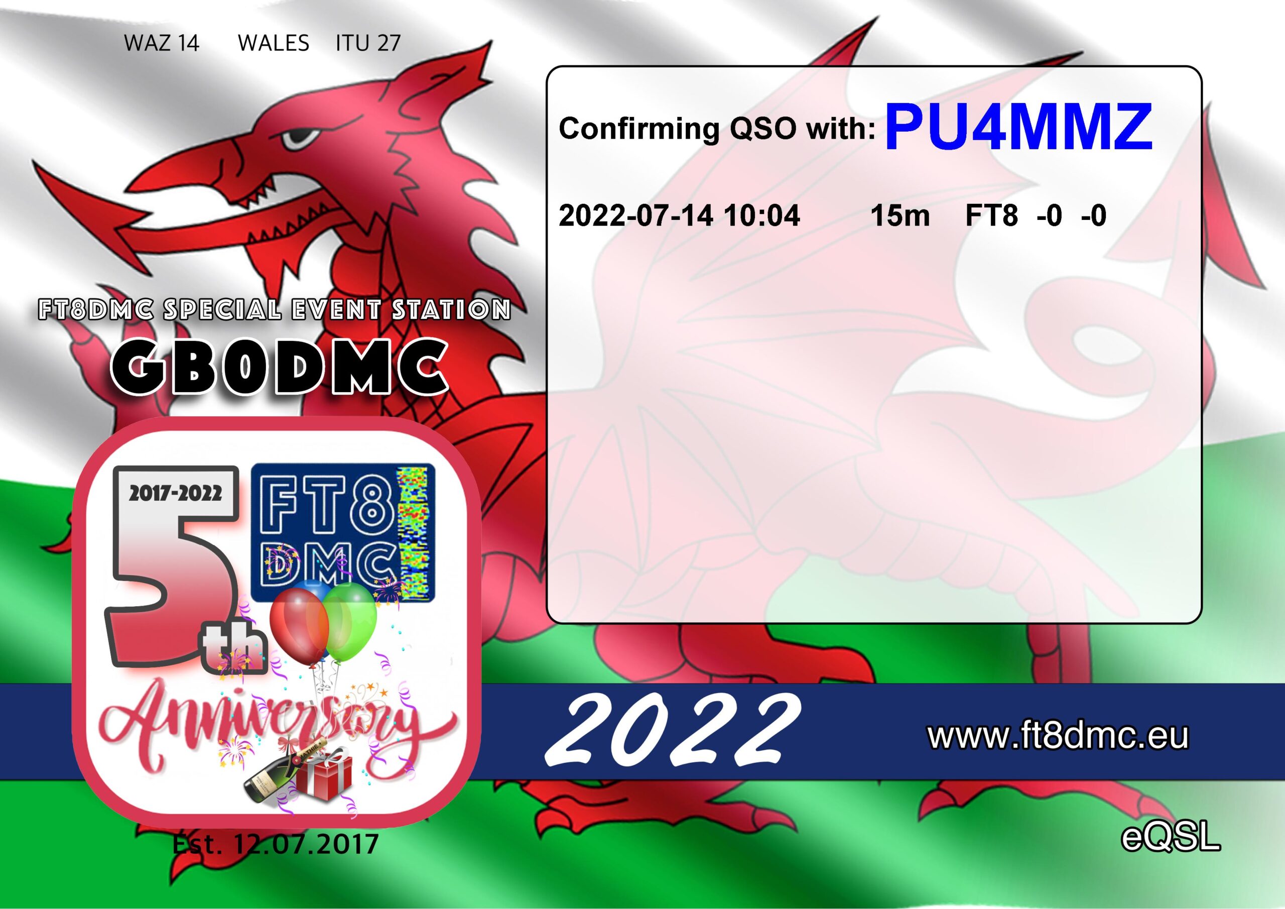 Ft8dmc Eqsl Gb0dmc Pu4mmz