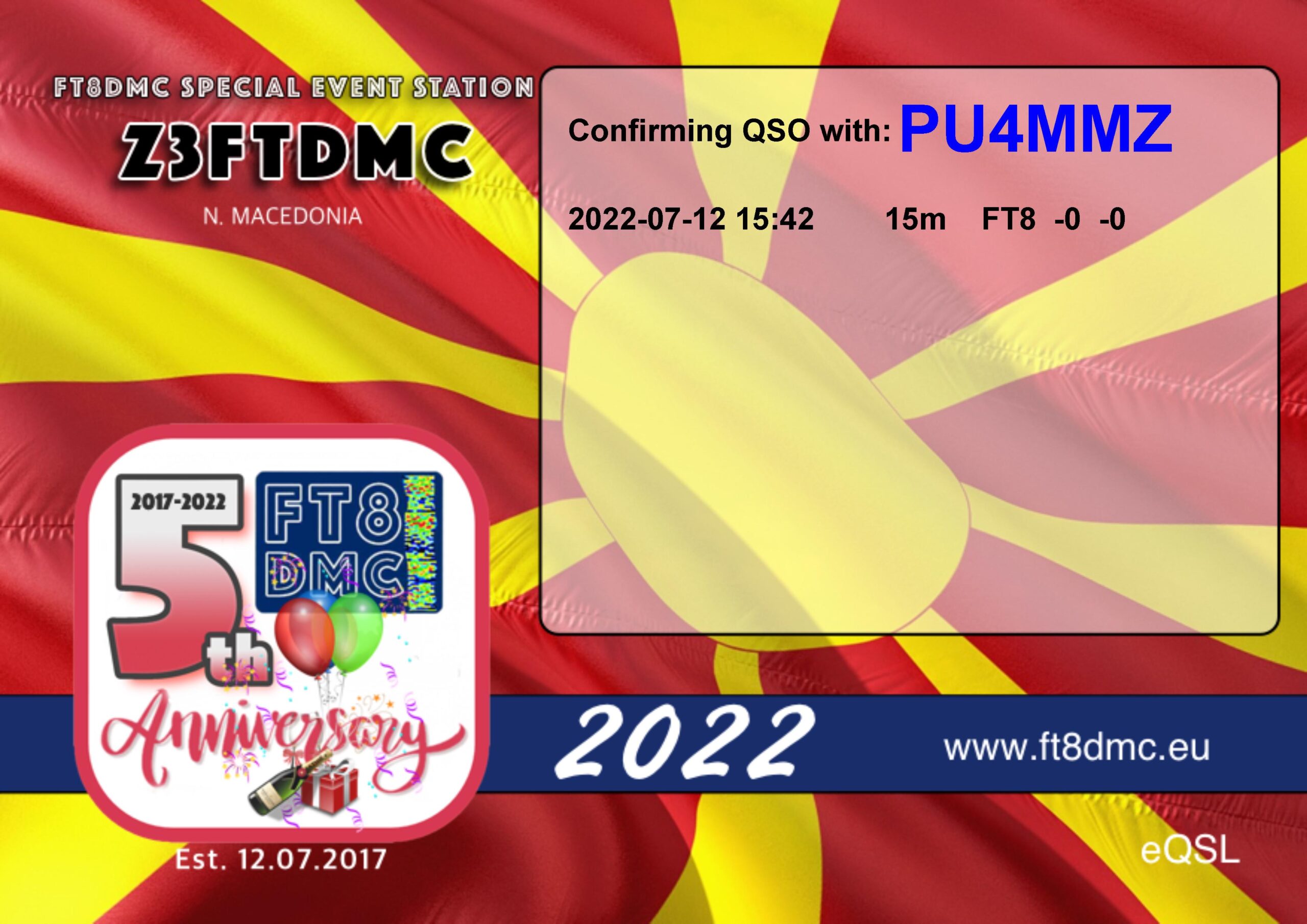 Ft8dmc Eqsl Z3ftdmc Pu4mmz