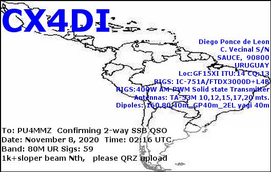 Eqsl cx4di 20201108 021600 80m ssb 1