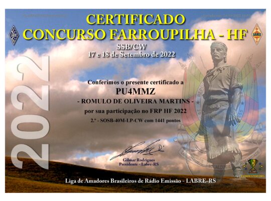 013 Certificado 2º Lugar Pu4mmz Frp Hf 2022