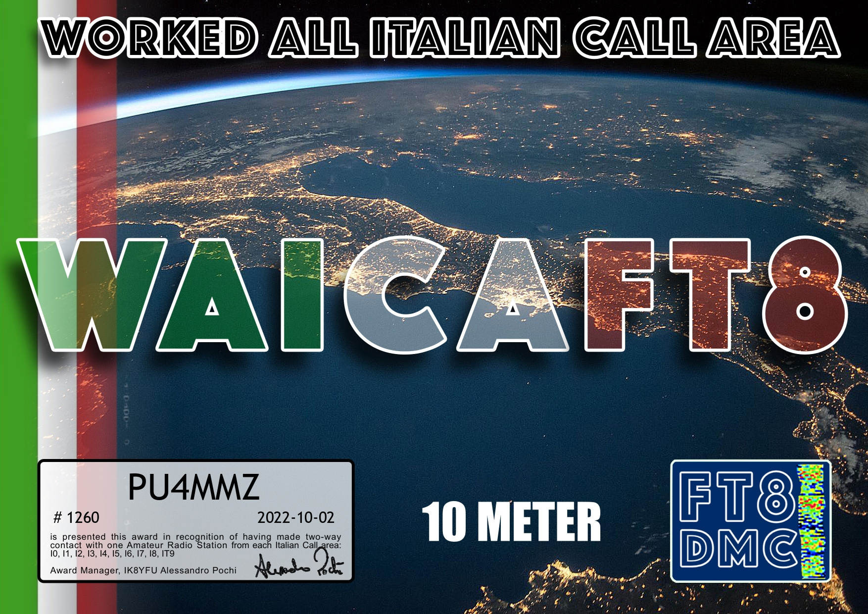 Pu4mmz waica 10m ft8dmc
