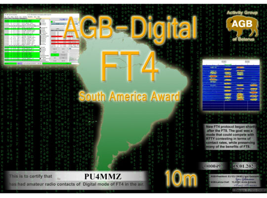 Pu4mmz Ft4 Southamerica 10m Agb