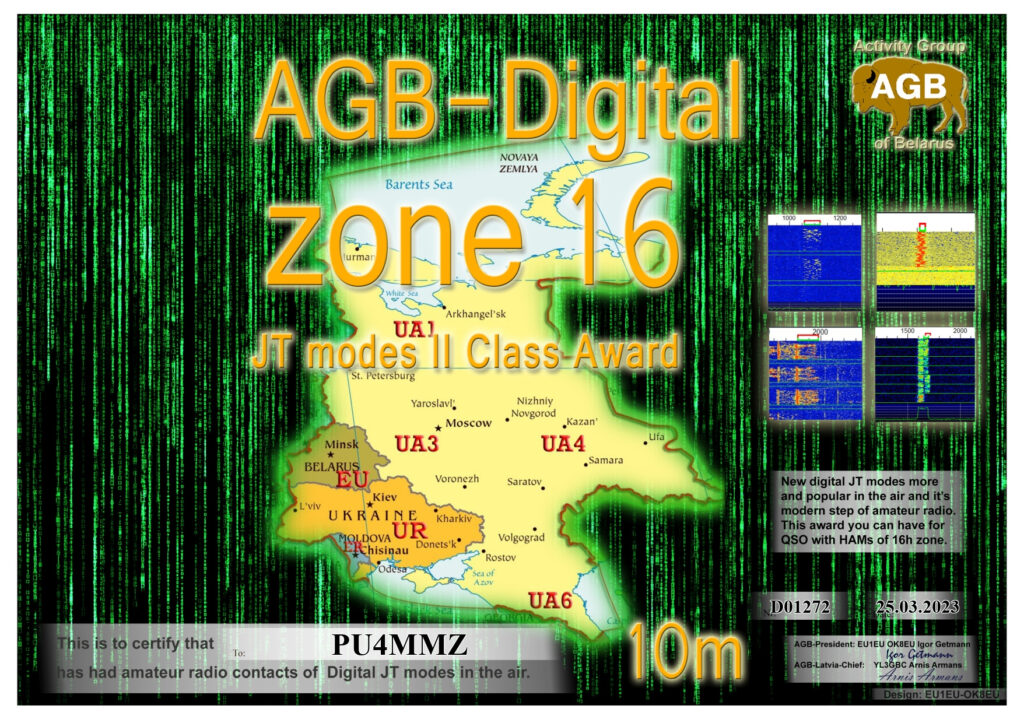 Pu4mmz zone16 10m ii agb