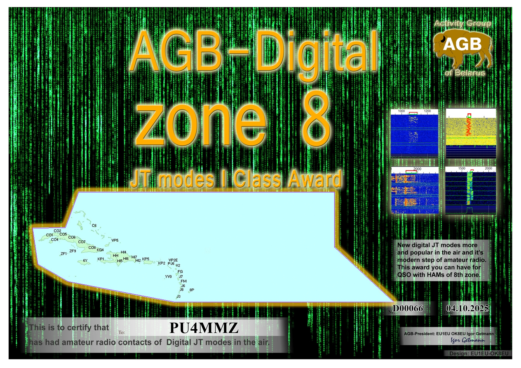 PU4MMZ Zone08 BASIC I AGB