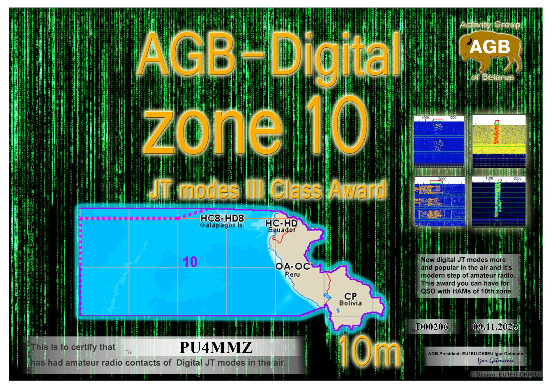 PU4MMZ Zone10 10M III AGB