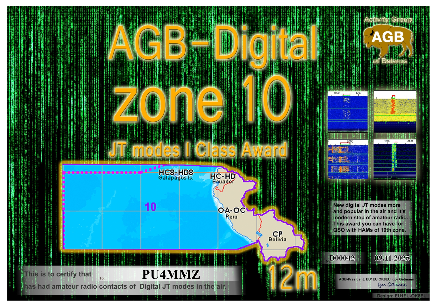 PU4MMZ Zone10 12M I AGB