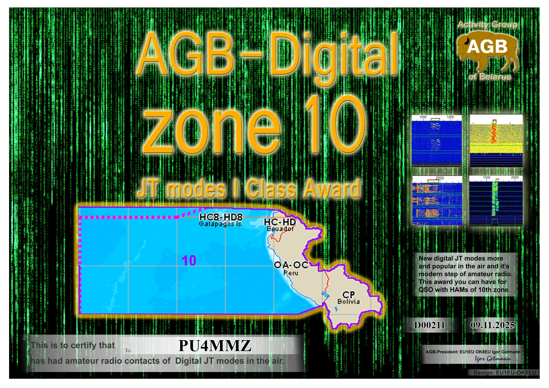 PU4MMZ Zone10 BASIC I AGB